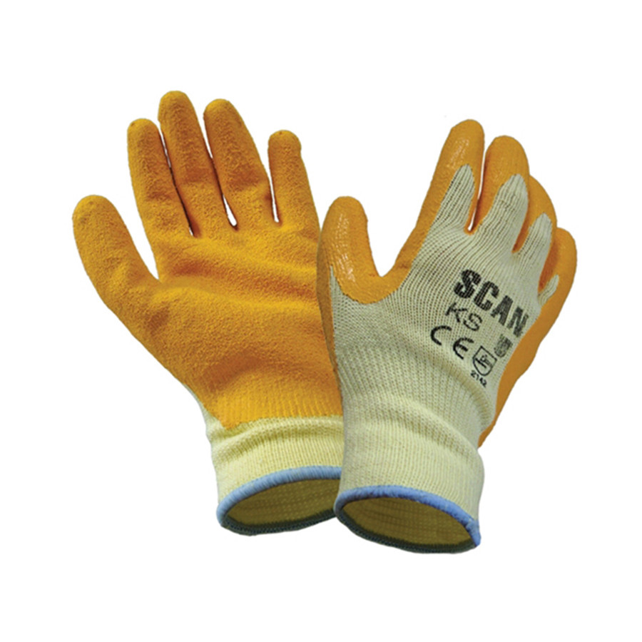 Photograph of Scan Knit Shell Latex Palm Gloves