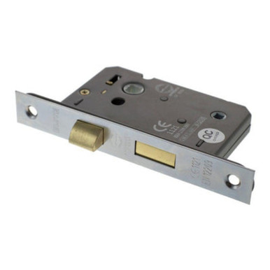 Atlantic Bathroom Lock, Satin Chrome, 3" product image
