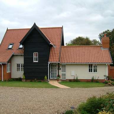 Further photograph of Goxhill Old English Clay Pantiles Natural Red