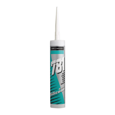 Further photograph of Dow Corning 781 Acetoxy Silicone Sealant 310ml Cartridge White