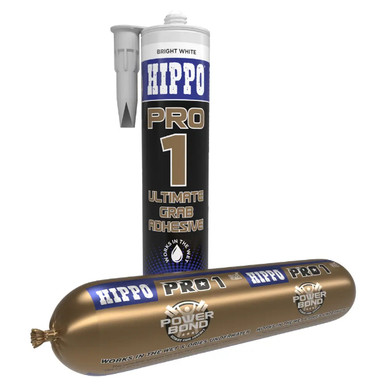 Hippo Pro 1 Power Bond Adhesive, White, 290ml Cartridge product image