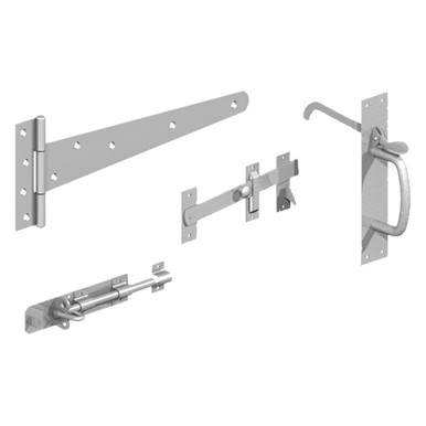 Gatemate Heavy Sfk Kit, 3 Hinges, 300mm, Galvanised product image