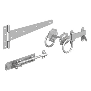 Gatemate Heavy Rgl Kit, 3 Hinges, 300mm, Galvanised product image