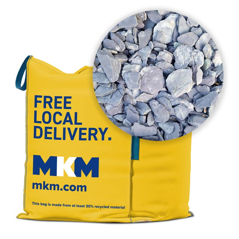 Photograph of Blue Slate 20mm Bulk Bag