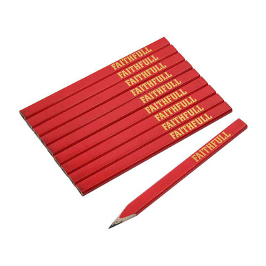 Faithfull Carpenter Pencils Medium, 10 Pieces product image