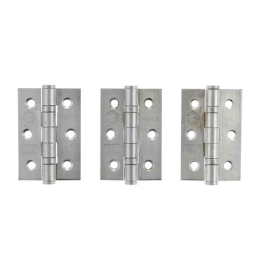 Atlantic Ce Fr Grd 7 Ball Bearing Hinges, 76.2mm x 50.8mm x 2mm, Satin Chrome product image