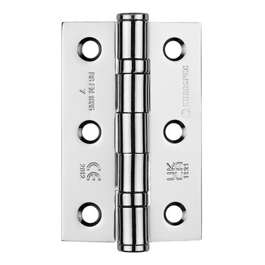 76mm x 51mm x 2mm Ball Bearing Hinge Grade 7 With Screws Pair product image