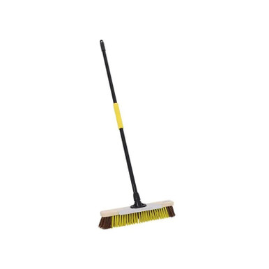Bulldozer Dual Fill Bass/Pet Broom With Metal Scraper, 457mm product image