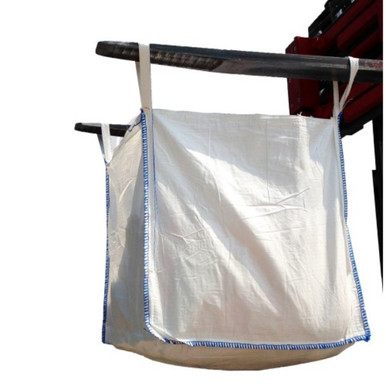 White 4 Loop Bag, 30% Recycled, Swl 1000kg, 85cm x 85cm x 85cm, Flat Bottom product image