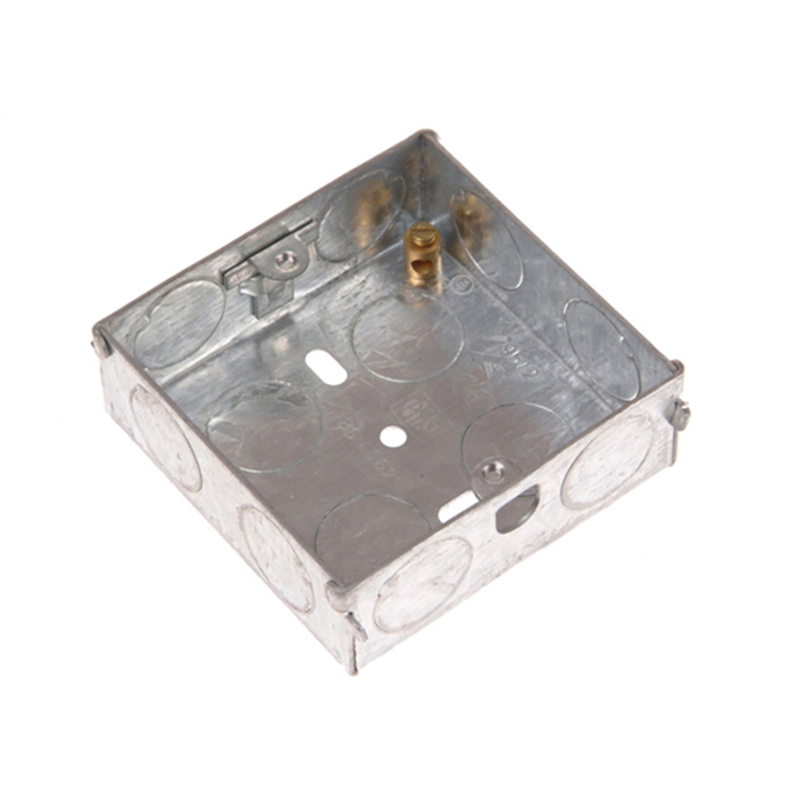 Photograph of SMJ Electrical Metal Box 25mm 1 Gang