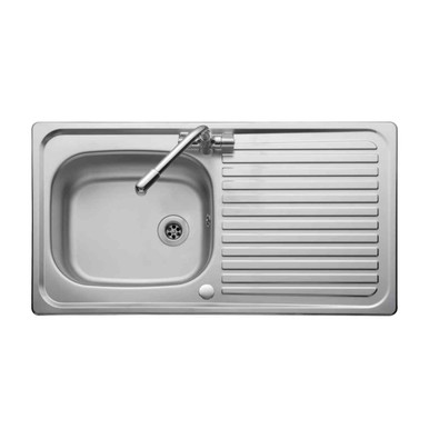 Leisure Linear Ss Inset Sink, 1 Tap Hole, 950mm x 508mm product image