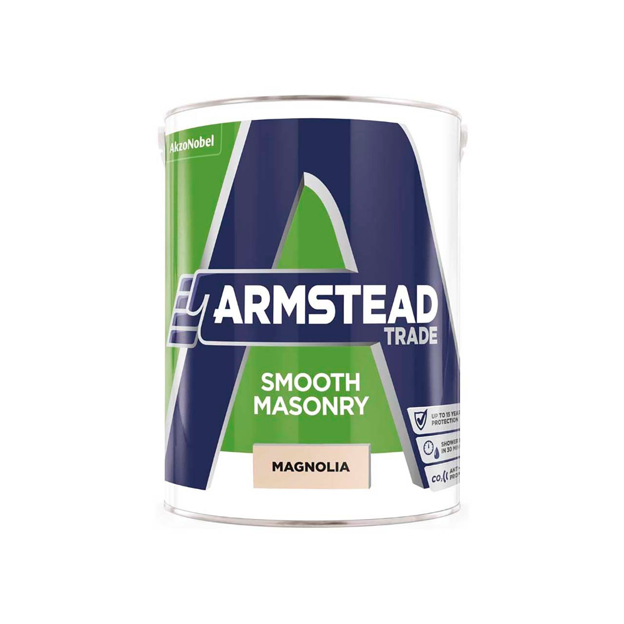 Photograph of Armstead Trade Masonry Paint Smooth Magnolia 5L