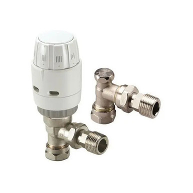 Danfoss Ras-C2 15mm Angled Trv & Ls Rlv-D Pack, Pushfit Tails product image