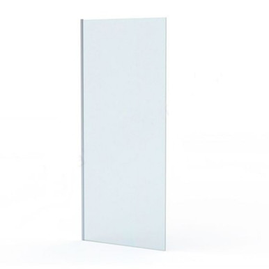 1000 Corner Wet Room Panel, 8mm, Black Frame product image