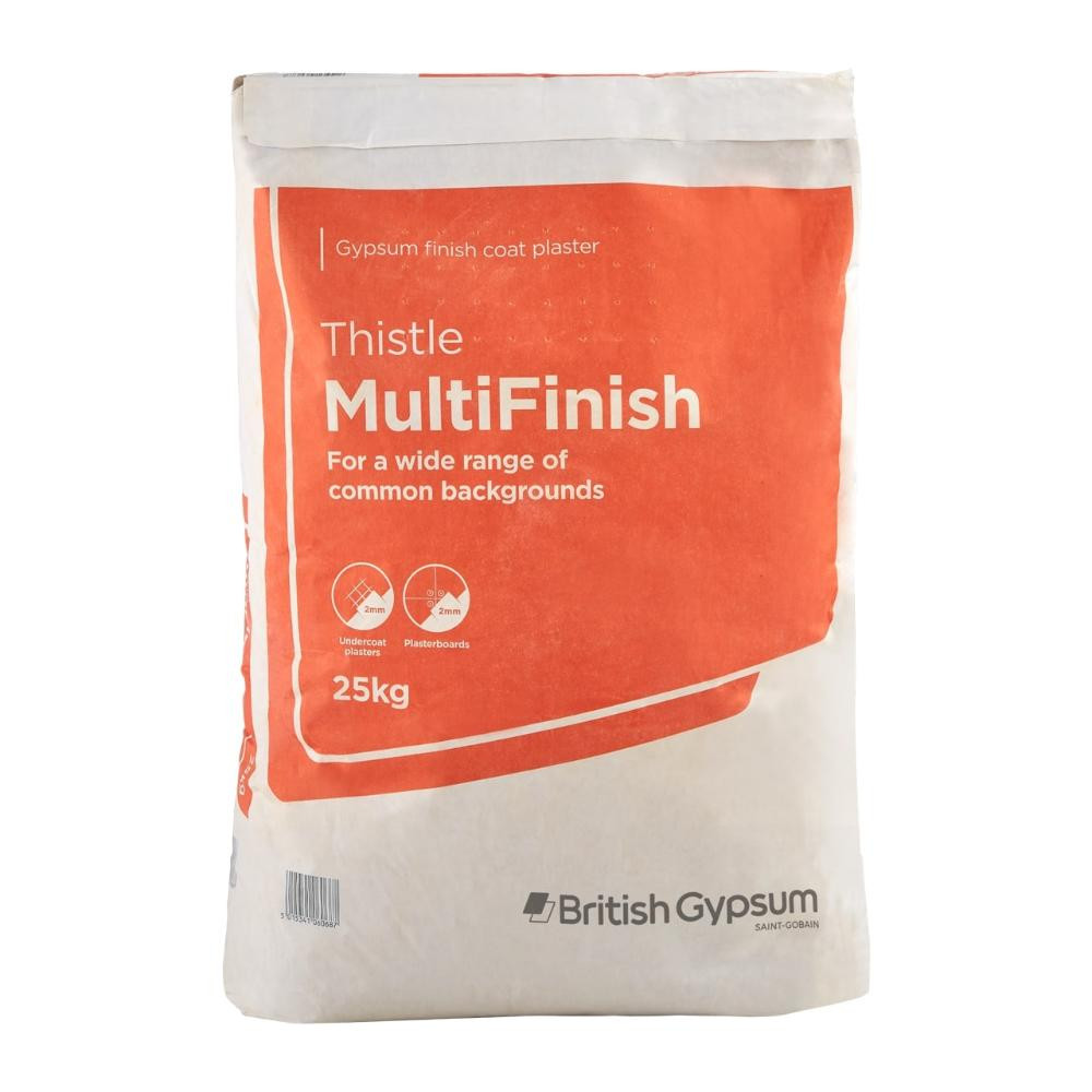 Photograph of Thistle Multi Finish Plaster 25kg Bag