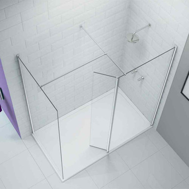 Merlyn Ionic Wetroom Panel, 400mm, Swivel Panel product image