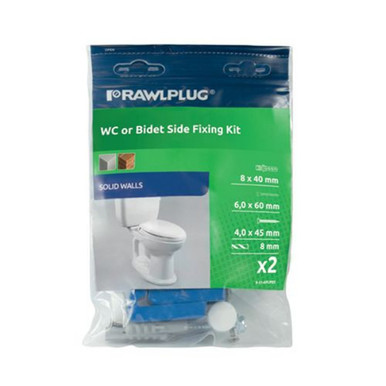 Wc Or Bidet Side Fixing Kit, Single Bag Set product image