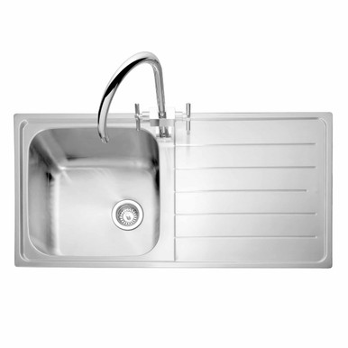 Caple Lyon 100 Inset Sink, Left Hand Drainer product image