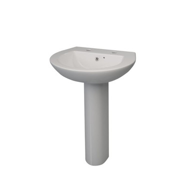 Atlas Trade 2 Tap Hole Basin And Pedestal Set product image