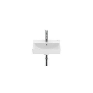 Roca Ona Wall Hung Basin, White, 400mm x 320mm, 1 Tap Hole product image