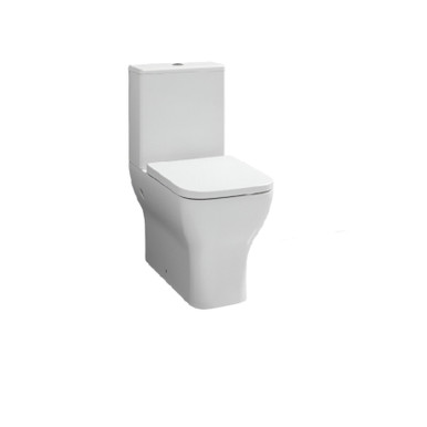 Ava Rimless Pan, Cistern And Seat, White product image