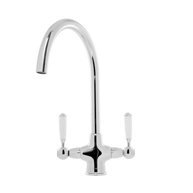 Shaftsbury Traditional Dual Lever Tap, Polished Chrome product image