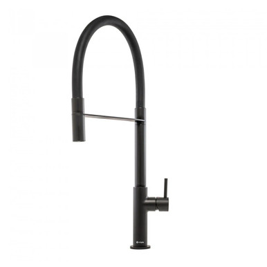 Preto Pull Out Single Lever Tap, Matt Black product image