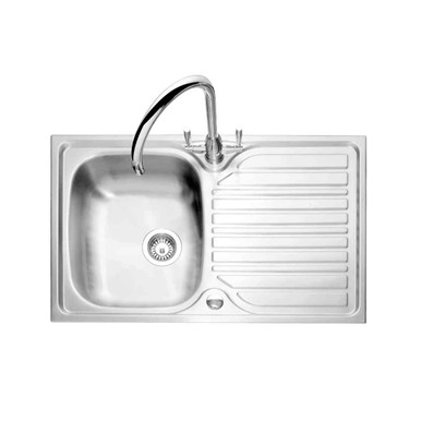 Crane 91 Inset Sink With Drainer, Stainless Steel product image