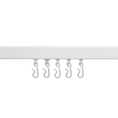 Croydex Profile 800 L Shaped Rail, 760mm x 1675mm, White product image