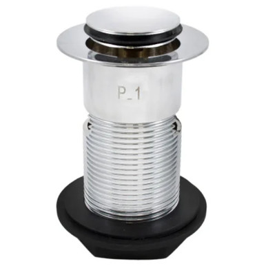 Distinct 1 1/4" Spring Plug Basin Waste, Slotted, Cp product image