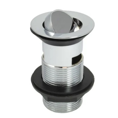 Distinct 1 1/4" Flip Plug Basin Waste, Slotted, Chrome Plated product image
