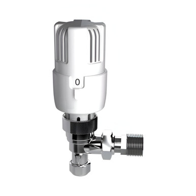 Distinct Trv, 10mm, Angled, White & Chrome product image