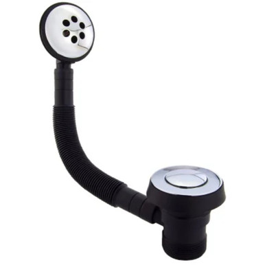 Distinct 1 1/2" Spring Plug Bath Waste and Overflow, Chrome Plated product image