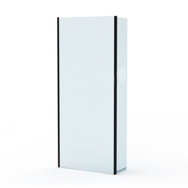 Distinct Pivoting Deflector Panel, 8mm, Black Frame, 300 product image