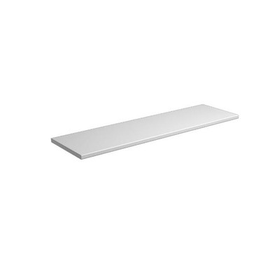 Distinct Strata Solid Surface Sit-On/Surface Mounted Basin, Arctic White, 1280mm x 365mm product image