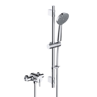 Bristan Sonique3 Thermostatic Exposed Shower Valve And Riser product image