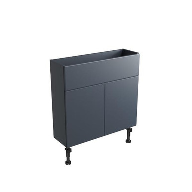 Muse 700mm Slim Sct Basin Unit and Facia Midnight Grey product image