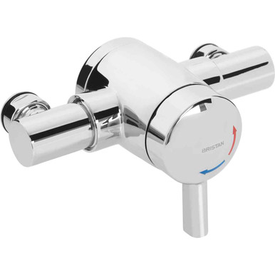 Bristan Opac Thermo Exp Minishow Valve With Lever, Chrome product image