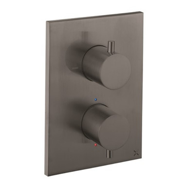 Crossbox Mpro 3 Outlet Trim with Levers, Slate product image