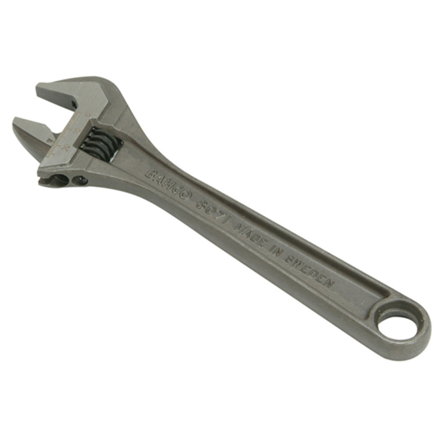 Photograph of Bahco 8072 Black Adjustable Wrench 250mm (10")