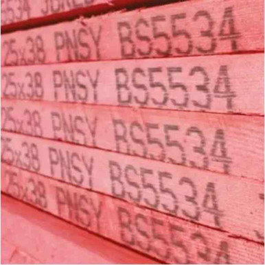 25mm x 50mm John Brash Red Treated Battening Fully Graded Bs5534 product image