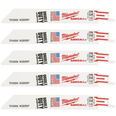 Sawzall Blade 150mm, 18T, 5pc product image