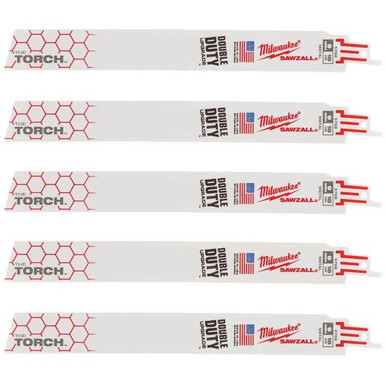 Sawzall Torch Blade, 230mm, 18T, 5pc product image