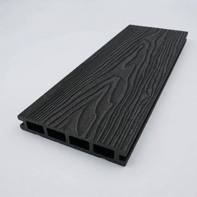 Easy Composite Standard Decking Board, 3600mm x 145mm x 21mm, Black product image
