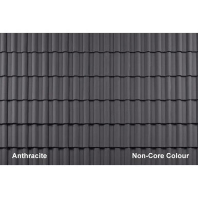 Russell Double Roman Roof Tile, Anthracite product image