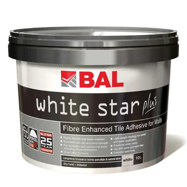 10l Bal White Star Ready Mixed Adhesive product image