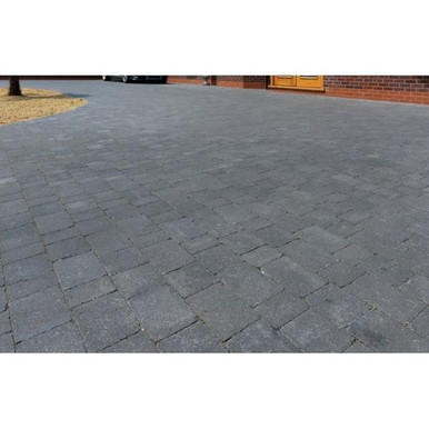 Pavestone Pavesett Block Paving, 200mm x 150mm, Large, Charcoal product image