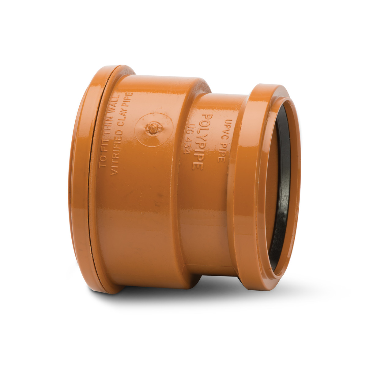 Photograph of Polypipe U/G Drain 110mm Super Clay/Pvc Socket