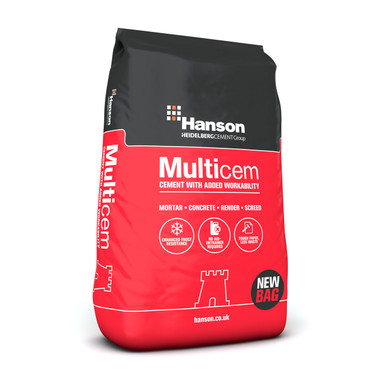 Hanson Multicem Cement (Tough Paper Bag) 25kg