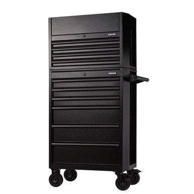Bunker 10 Drawer Combined Roller Cabinet And Tool Chest, 26 Inch, Black product image